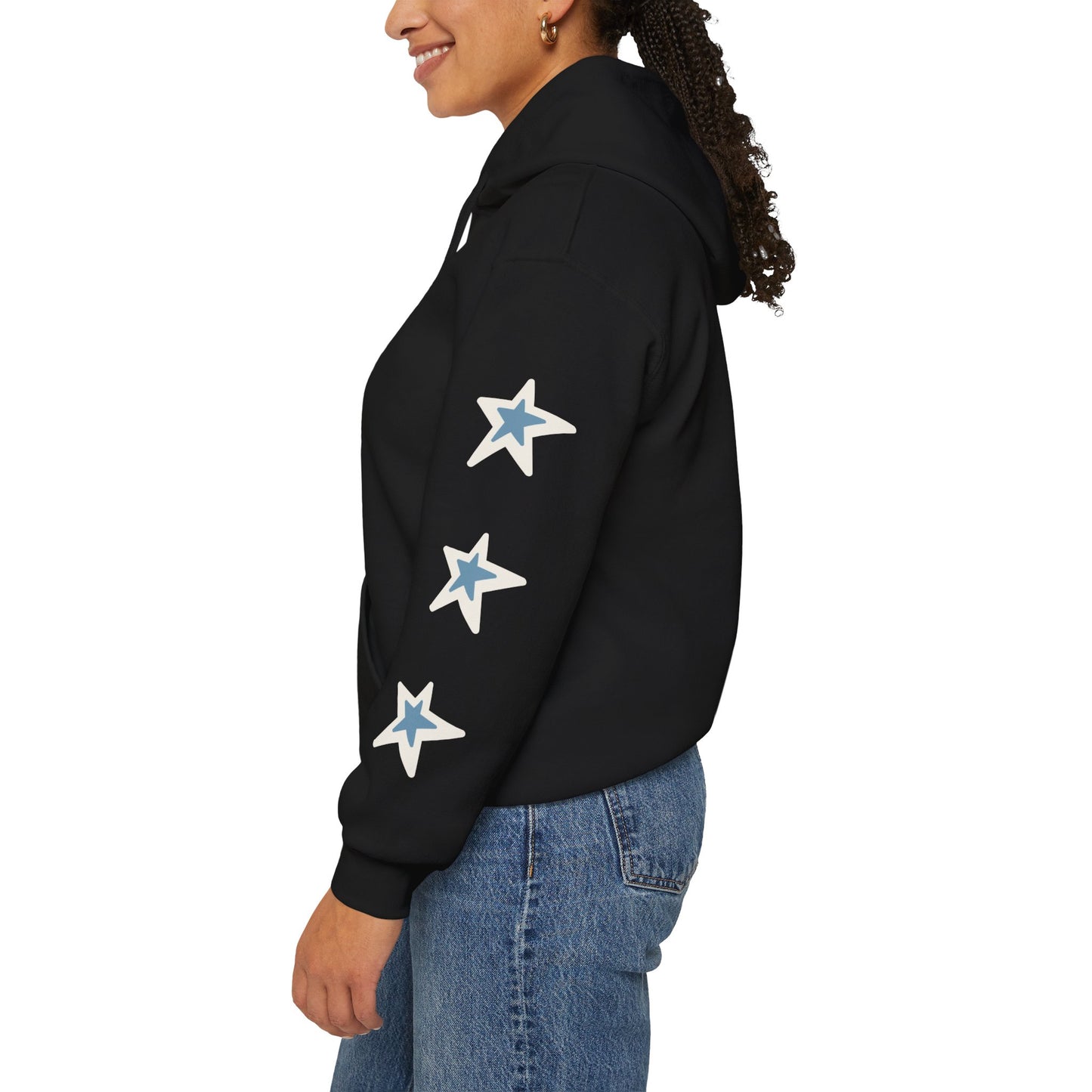 Lee Anthony Blue Star Hoodie (Black)