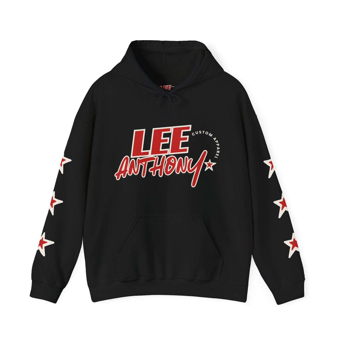 Lee Anthony Red Star Hoodie (Black)