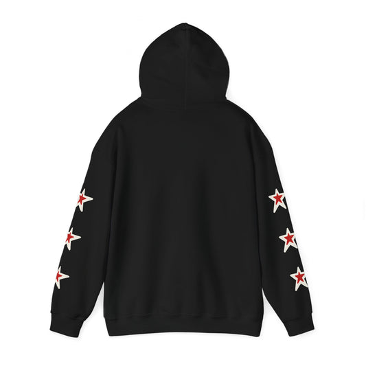 Lee Anthony Red Star Hoodie (Black)
