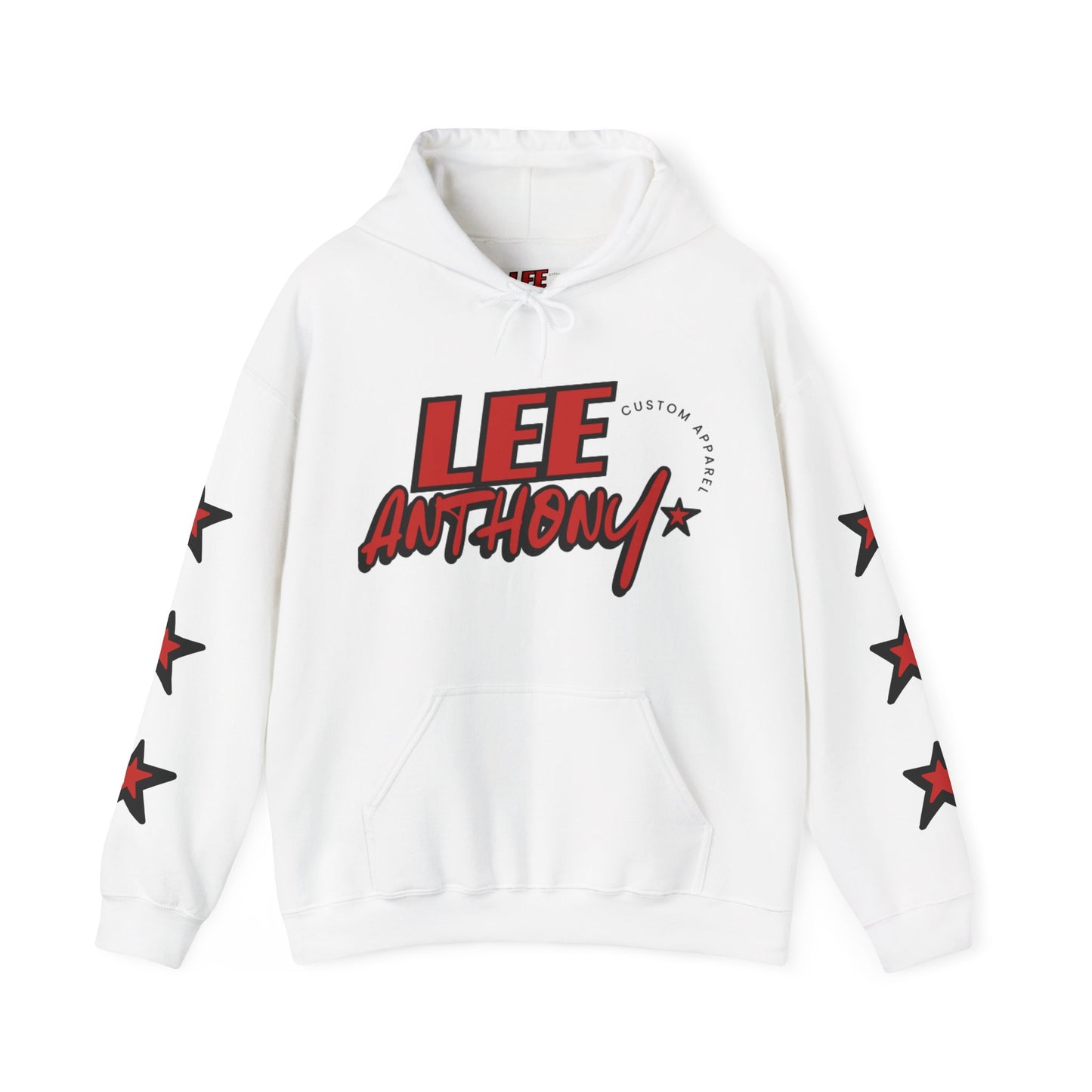 Lee Anthony Red Star Hoodie (White)