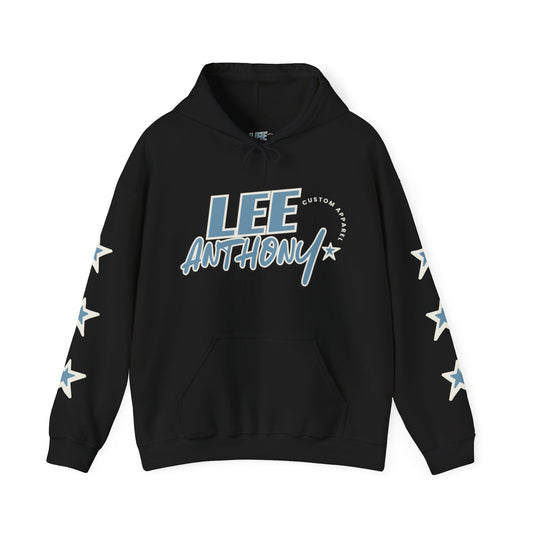 Lee Anthony Blue Star Hoodie (Black)