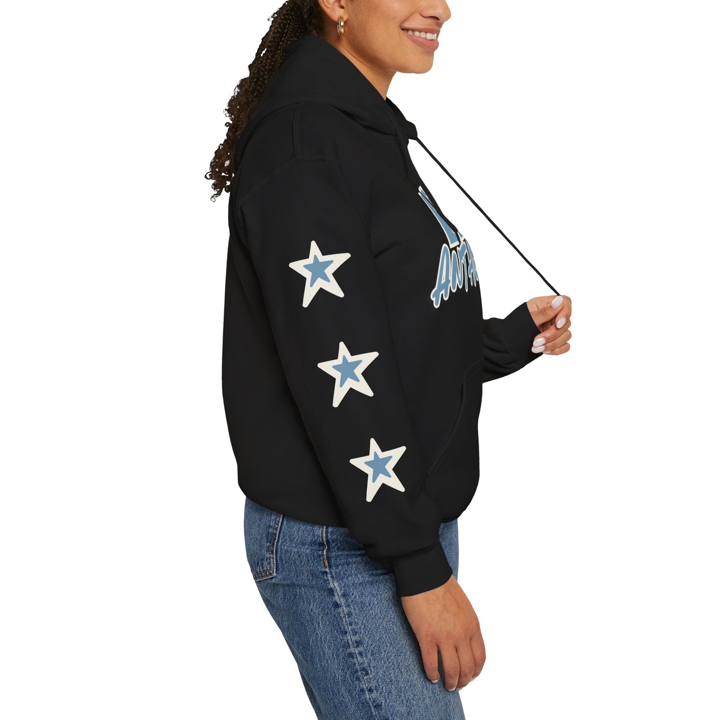 Lee Anthony Blue Star Hoodie (Black)